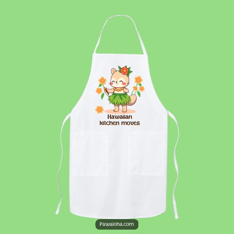 Funny Hula Animal Grass Skirt Apron - Kitchen Luau Fun & Gift