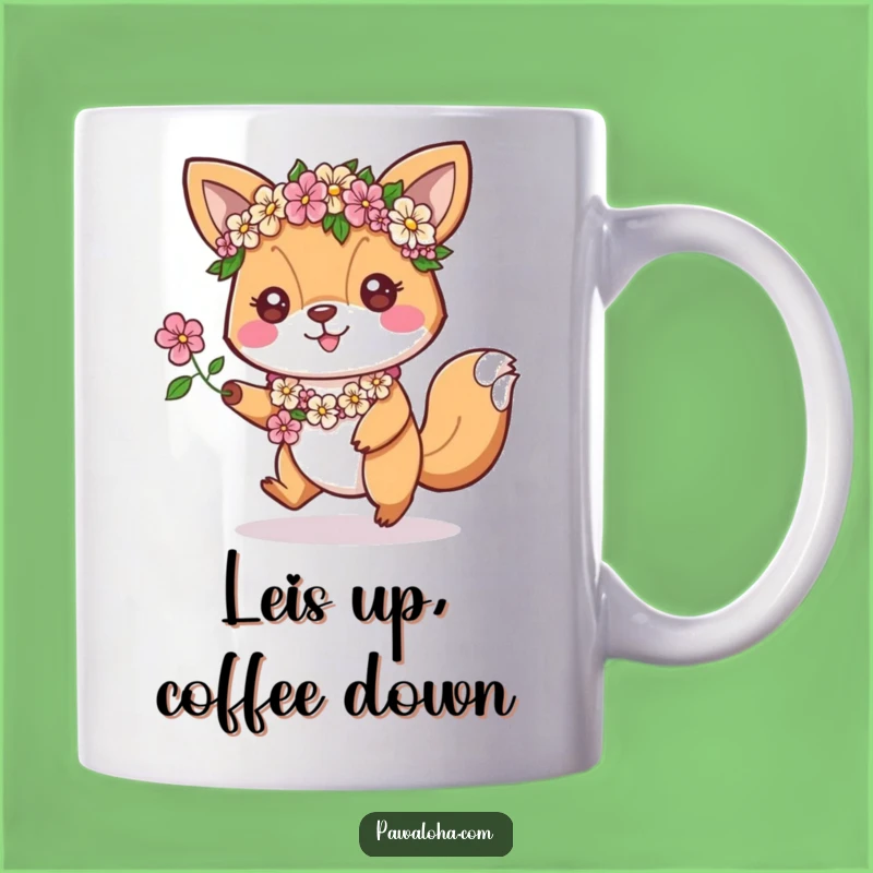 Funny Hopping Animal Lei Mug - Energetic Joy & Gift