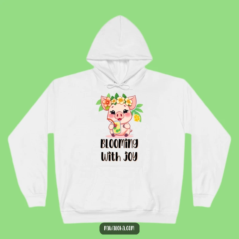 Cozy Funny Pig Vacation Hoodie: Warm & Hilarious Gift for Relaxation