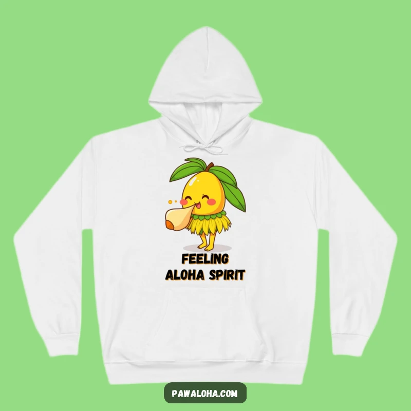 Funny Mango Hoodie - Cozy Hawaiian Comfort and Hilarious Island Vibes