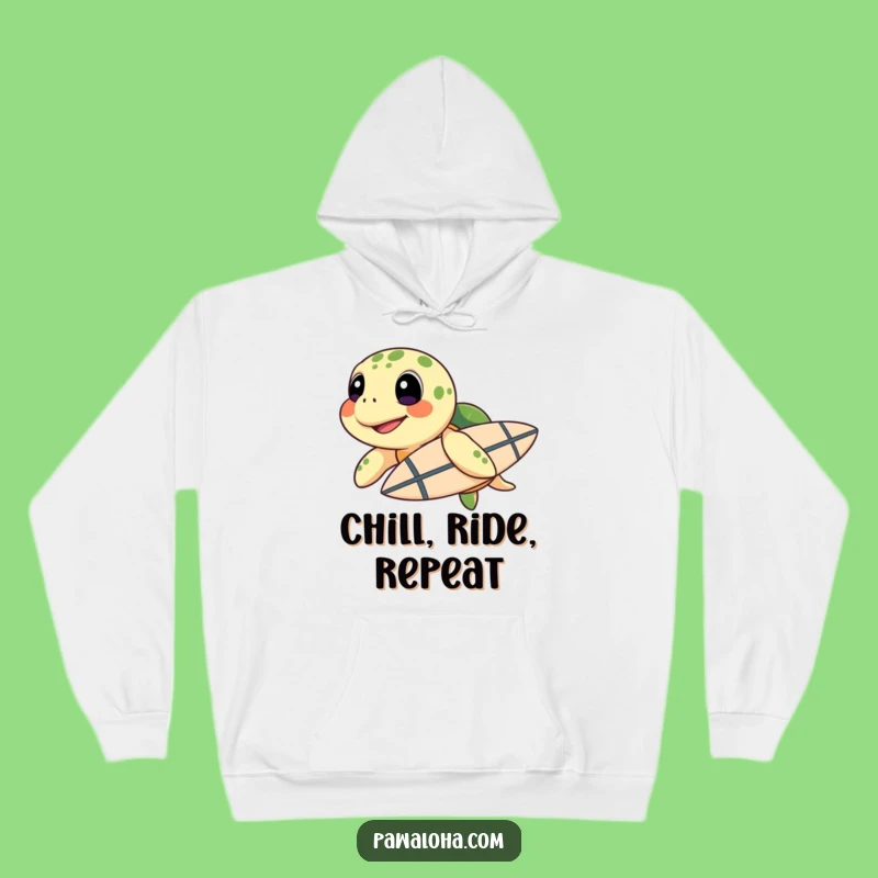 Funny Sea Turtle Surf Hoodie: Stay Cozy, Ride On, Ultimate Funny Gift!