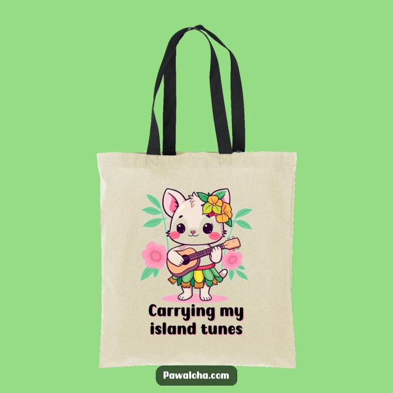 Funny Kawaii Hula Animal Tote Bag: Carry Your Essentials with Island-Inspired Humor